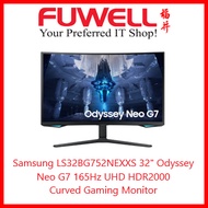 Samsung LS32BG752NEXXS32" Odyssey Neo G7 165Hz UHD HDR2000 Curved Gaming Monitor