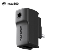 อะแดปเตอร์ไมโครโฟน Insta360 ONE RS สำหรับโซเชียล360กล้องกีฬาสำหรับ Crisper Audio Vlog วิดีโออุปกรณ์เ