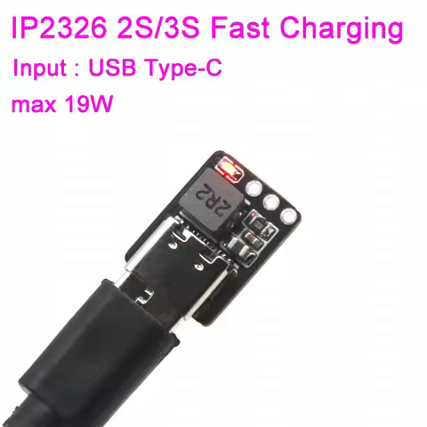 IP2326 2S/3S Lithium Battery Fast Charging Module TYPE-C USB Li-ion Batteries BMS Charger DC 5V TO 8