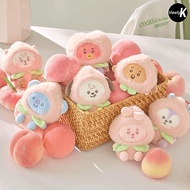 BT21 Peach Holic Plush Doll Keyring | Official BT21 Korea | Bag Charm | 7 Characters