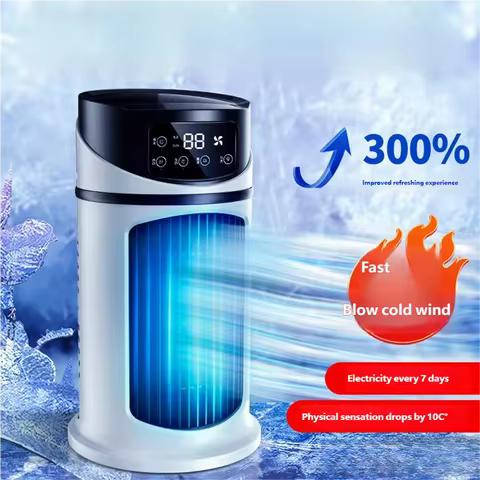 Portable Mini Air Conditioner Air Cooler Fan Water Cooling Fan Air Conditioning Air Cooler For Offic