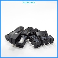KOK 2 10Pieces Micro Hot D2FC-F-7N 100M Mice Micro Switches Button Mice Fretting Switches 3Pin 0 74N