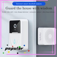 POPULAR WiFi Video Doorbell HD Home Cam Security Intercom