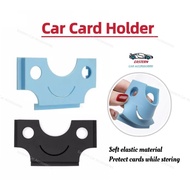 1pcs Car Mounted Card Holder Ticket IC Card Slot Card Holder Organization