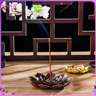Alloy Incense Burner Stick Holder Buddhism Lotus Line Incense plate Sandalwood Coil Base Temples Yoga Studios Home Decoration