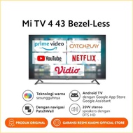 Xiaomi Mi TV 4 43 Inch Bezel Less Garansi Resmi - AndroidTV