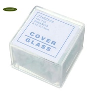 100pcs Transparent Slides Coverslips Coverslides 22x22mm For Microscope