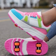 Four-Wheel Roller Skate Shoes Roller Skate Shoes Male Female Children Adult Outdoor Sports Roller Sk
