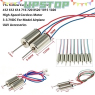 UPSTOPBO DC Motor, Metal Multistyles High-Speed Coreless Motor,  412 612 614 716 720 8520 1015 1020 