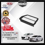 HYUNDAI ELANTRA MD,KIA CERATO K3 AIR FILTER(28113-3X000)