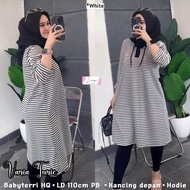 kaos lengan panjang wanita terbaru casual kekinian modis motif lucu oversize bigsize bahan bebyterry