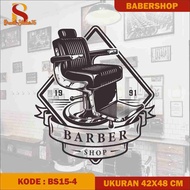 Barbershop Barber Hair Cutting Indoor Outdoor Wall Glass Stickers ((MK))