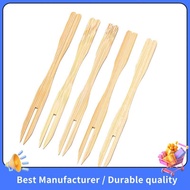 【NEW】500Pcs Bamboo Appetizer Forks, 3.5 Inch Mini Bamboo Forks ,Disposable Wooden Forks, Small Fruit