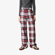 【蛋植物古著】繽彩日子格紋絨面古著褲