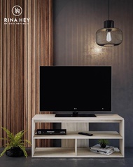 RINA HEY KAMU-A/120 ชั้นวางทีวี ชั้นวาง โต๊ะวางทีวี ตู้วางทีวี TV stand W120 x D40 x H44 cm - สี ธรรมชาติ