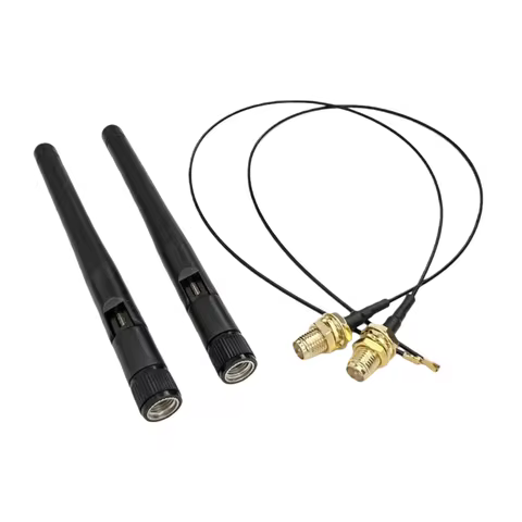 IPX4 to SMA WiFi Connector Cable w/Antenna 9RJ7V TV88M Replacement For Dell Optiplex 3070 3060 7060