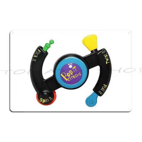 Bikini Bop-It Extreme The Best 2000's Poster Metal Plaque Poster Classic Custom Wall Cave Cinema Des
