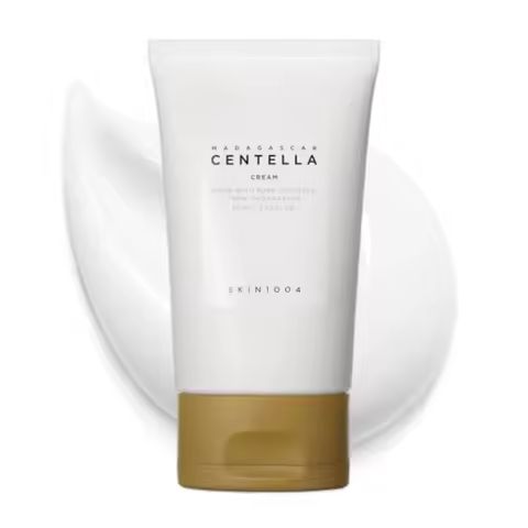 SKIN1004 Madagascar Centella Cream Soothing Repair Face Moisturizer for Sensitive Acne Prone Skin,Ko