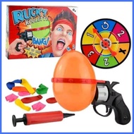 ❥ ☼ ➦ FG Russian Roulette Model Balloon Gun Pistol Bang Party Game Fun Tricky Toy Gift