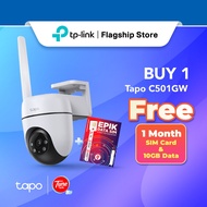 【SIRIM】TP-Link Tapo C501GW 4G Sim Card CCTV Camera Outdoor Weatherproof CCTV 1080P 360 Night Vision