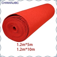 [chiwanjibc] Red Carpet Wedding Rug Practical Walkway Red Carpet Red Aisle Runner 1.2M Wide