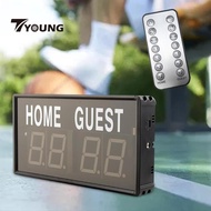 [Available] Electronic Scoreboard Digital Scoreboard LED Scoring Portable for Cornhole Badminton Foo