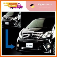 Toyota Alphard 20 Series 2012-2014 G/X Front Bumper Grille Chrome Garnish anh20 accessories chrome b