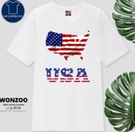 KAOS TSHIRT SOUVENIR USA AMERICA / AMERIKA PREMIUM QUALITY