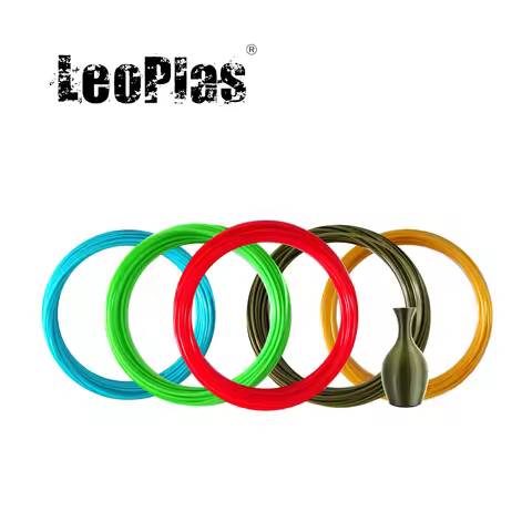 LeoPlas TPU Filament 1.75mm Flexible 10 and 20 Meters Sample 95A Shore Hardness For 3D Printer Consu