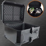 58L Motorcycle Plastic Tail Box Plastic Box Motorcycle Plastic Tail Box Tool Box Motorcycle Trunk