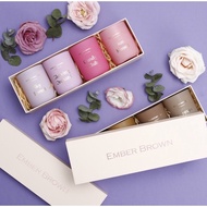 Ember Brown - 4 Hũ Nến Thơm 4.0 oz Hương Thơm Ngọt Ngào Sang Trọng