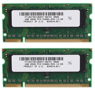 2X 4GB DDR2 Laptop Ram 667Mhz PC2 5300 SODIMM 2RX8 200 Pins for AMD Laptop Memory