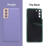 For Samsung S21 5G SM-G991B G991B/DS G991U Back Cover Battery Case Rear Housing Replacement with Cam