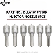 6pcs Diesel Fuel Injector Nozzle Tip DLLA161PN109 for ISUZU 6HE1 6HH1 6D15 105118-5702 105118-5150