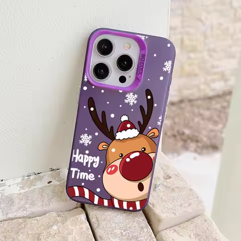 Christmas Elk Santa Clau Phone Case for vivo Y03 Y78 Y36 Y100 Y27 Y17s Y16 Y02 Y22s V30e V40 V27e V2