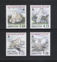 出清價 ~ WWF-248 格林蘭 1999年 雪鴞郵票 - (鳥類專題)