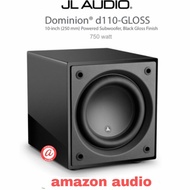 JL Audio Dominion D110 black gloss active 10 inch subwoofer