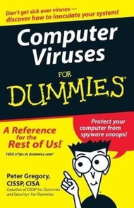 Computer Viruses For Dummies by Peter H. Gregory (US edition, paperback)