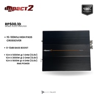 IMPACT2 RP5000.1D Mobile Audio Amplifier Full Range RMS Power Amplifier 5000W 1Ohm Car Audio Amp