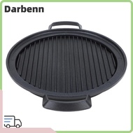 DARBEMY Pan Round Tabletop Charcoal, Side Handles Aluminium Alloy Japanese Mini Hibachi Grill, Porta