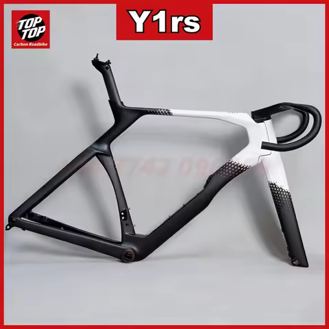Y1rs Carbon Road Bike Frame Bicycle Frameset BSA Disc Brake DI2 UDH Custom colors and custom logos