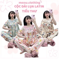 [DEAL Home Furnishings, Women's Latin Silk Long Sleeve Pajamas Freesize Under 58kg