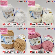 KATUN IMPORTED MILK COTTON YARN AND PLAIN KNITTING YARN 5 PLY BIG PLY MILK COTTON YARN 5 PLY 50 GR C