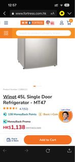 Winot Mini Fridge Grade 1 Energy Efficiency