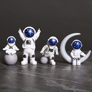 1Pc Resin Astronaut Figure Statue Figurine Spaceman Sculpture Educational Toys Desktop Home Decoration Astronaut Model Kids Gift