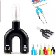 Audio Spliter U aux jack 2 in 1/ Splitter U