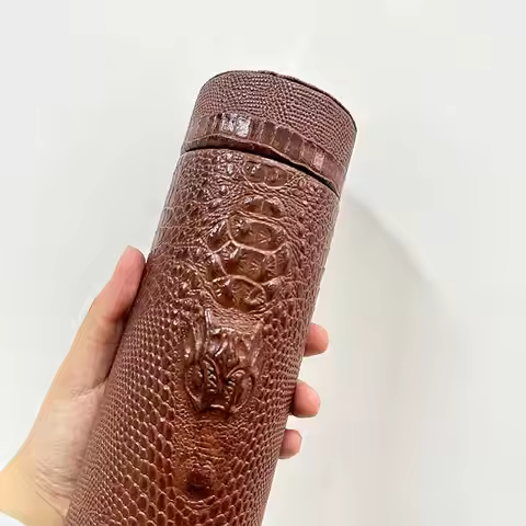 Leather Travel Humidor Cigar Box Cedar Wood Portable Cigar Case Humidifier Hygrometer Box Cigar Acce