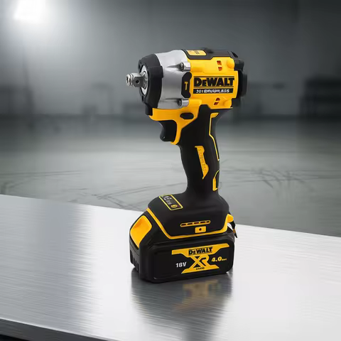 Dewalt DCF921 Cordless Electric Brushless Impact Wrench High Torque LED Light 406N.m Lightweight Pro