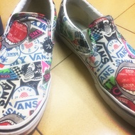 Vans Slip On Mash Up Sticker + string bag Naise