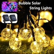 Camping Outdoor LED Light String Ball Fairy Light Strip Lampu Kelip Gantung Bilik Tidur Tent